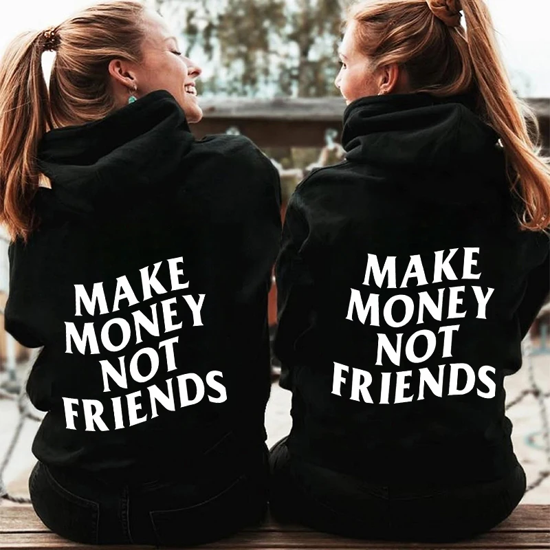 Funny Need Money Letter Print Zip Up Hoodie Fashion Design Women's Sweatshirt Fleece Oversized Casual Streetwear Hoodies