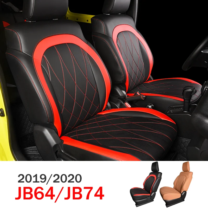 Full Set Car Seat Cover Protector Cushion Pad for Suzuki Jimny JB64 JB74 2019 2020 2021 2022 Auto Interior Accessories