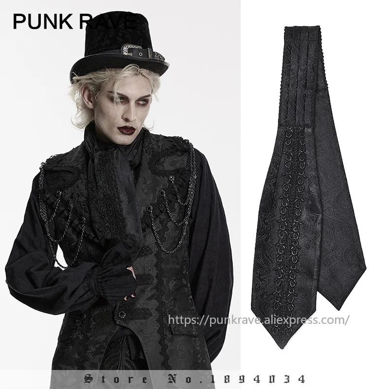 punk-rave-cravate-jacquard-a-motif-herbe-retro-pour-homme-cravate-gothique-ornee-accessoires-de-fete-et-de-club