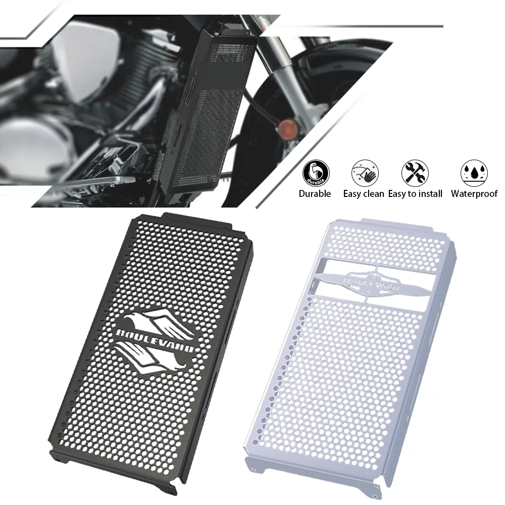 

2005-2024 2023 For Suzuki Boulevard C50 M50 Motorcycle Radiator Grille Cover Guard Protection Intruder VL800 Volusia 2001-2004