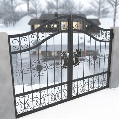 Good quality Balcony fence chain link fence electric fence iron door