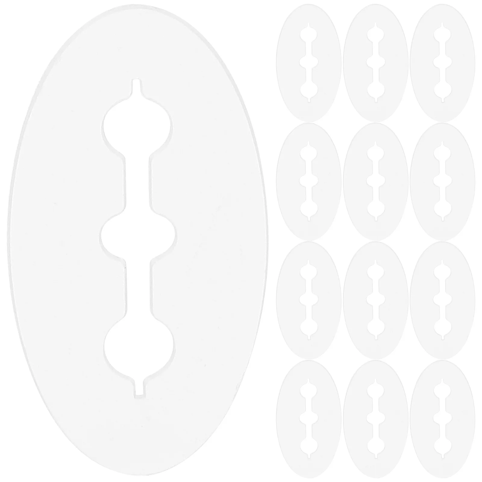 100pcs Anti-Slip Peg Hook Stopper Small Pegboard Hook Disc Reusable Retail Display Lock For Store Supply Wall Hooks