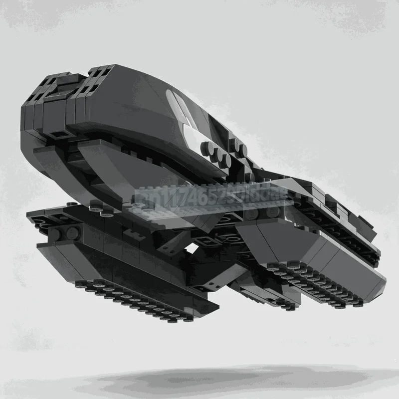 379PCS Compact Space Carrier Building Blocks Futuristic Starship Model DIY Assembly Toy Creative Display Popular Festival Gift