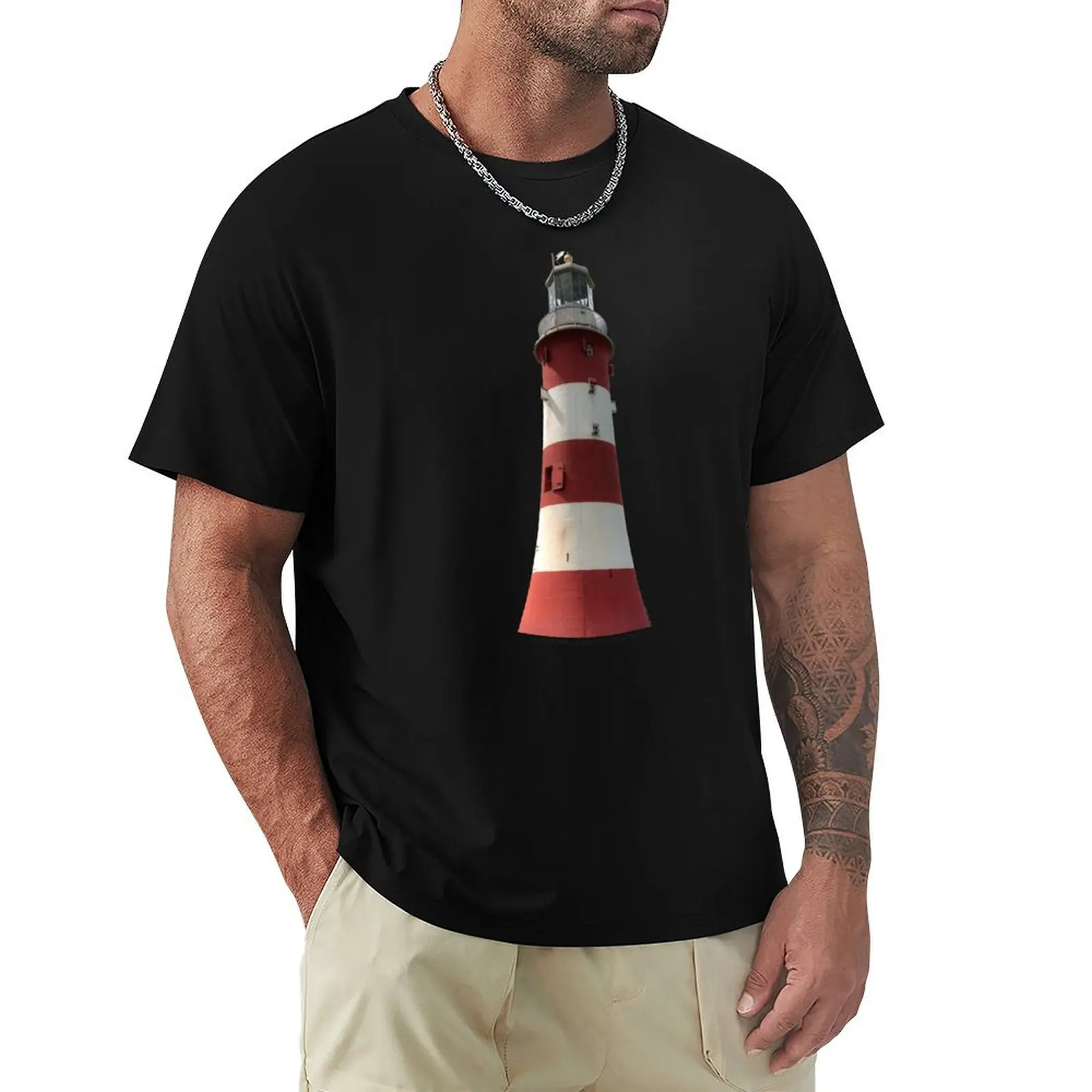 

Lighthouse T-Shirt Funny t-shirt man clothes mens tall t shirts