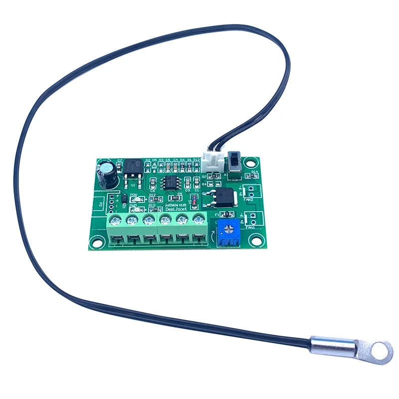24V fan temperature control governor Chassis fan governor PWM temperature control speed control 12V speed control module