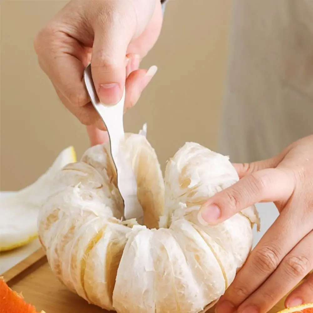 304 Stainless Steel Citrus Peeler Rustproof Professional Orange Peeler Corrosion-resistant Pomelo Peel Remover Grapefruit