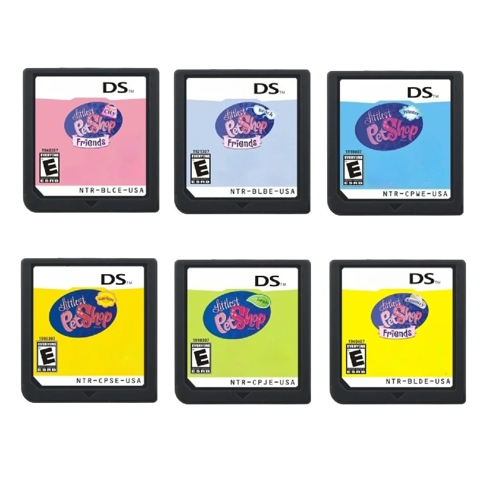 

NDS Game Cartridge, Pet Shop Series, Game Cartridge, Supports Multiple Languages: En,Fr,De,Es,It, 1:1 Version