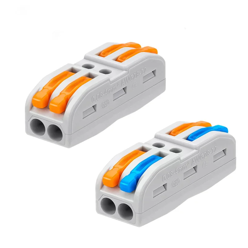 Lever-Noten 2 Dirigent Compact Wire Connectors Butt Splice Blokaansluiting