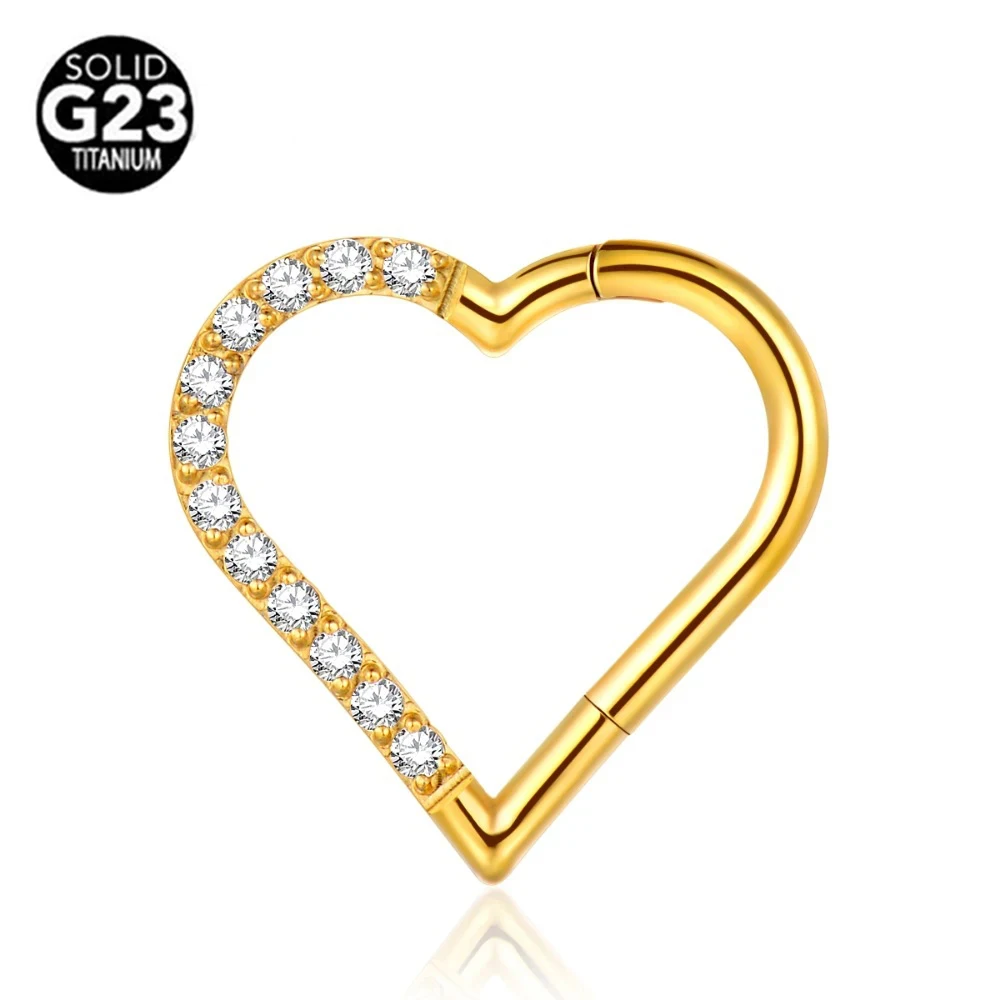 G23 Titanium Bee Septum Nose Ring Piercing