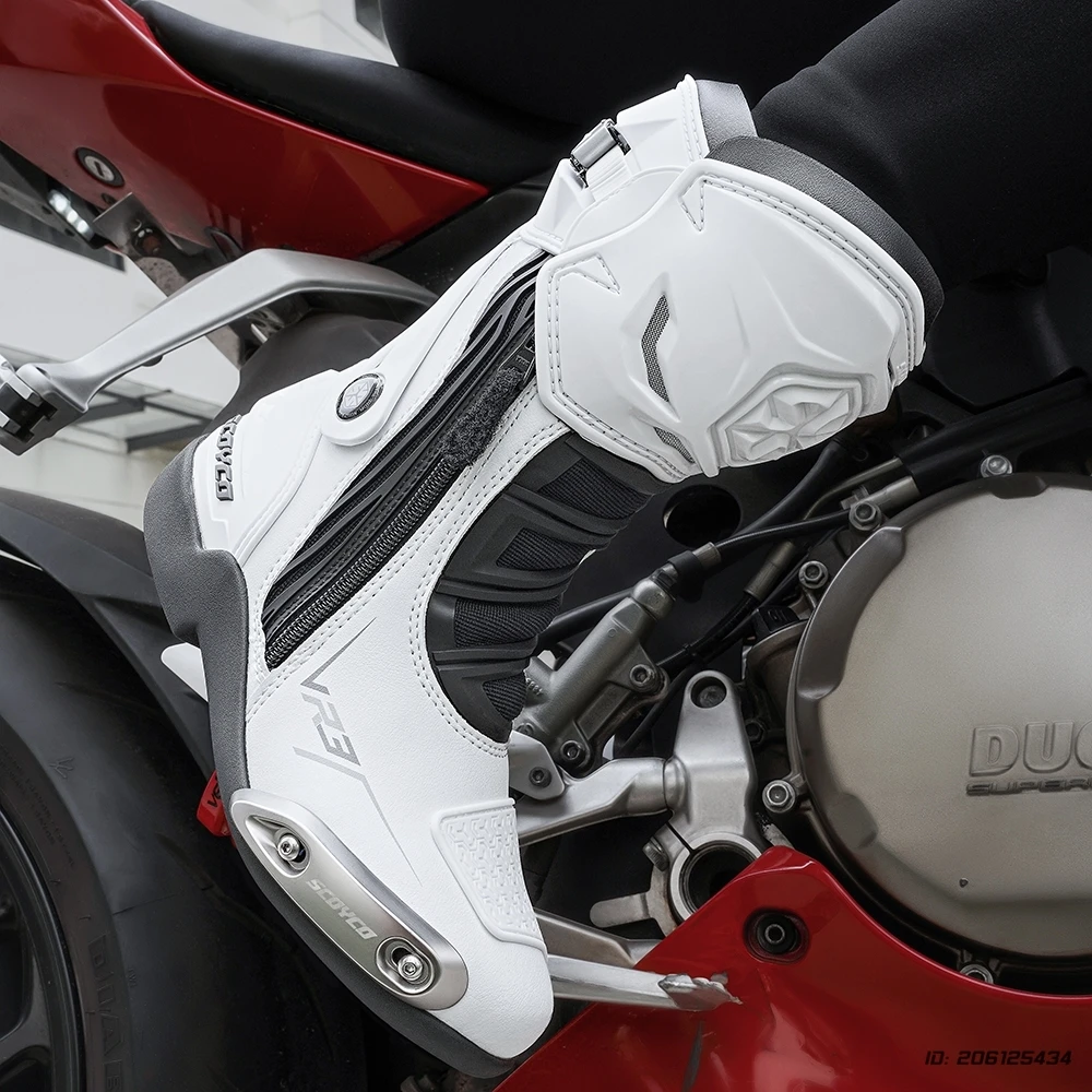 أحذية دراجة نارية للنساء ركوب الخيل دائم المضادة للانزلاق المهنية موتوكروس أحذية واقية دراجة نارية الأحذية يندبروف مقاوم للماء