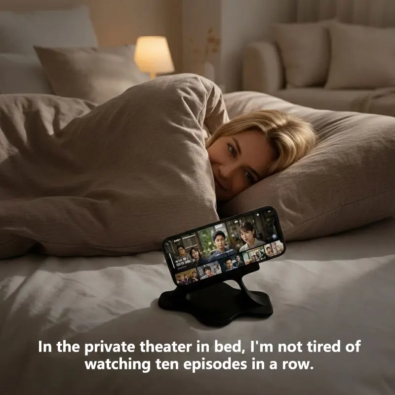 Picture 6: New Bed Lazy Phone Stand for Side Lying Stable Ergonomic Phone Holder for Hands-Free Viewing Perfect for Bedtime Entertainment