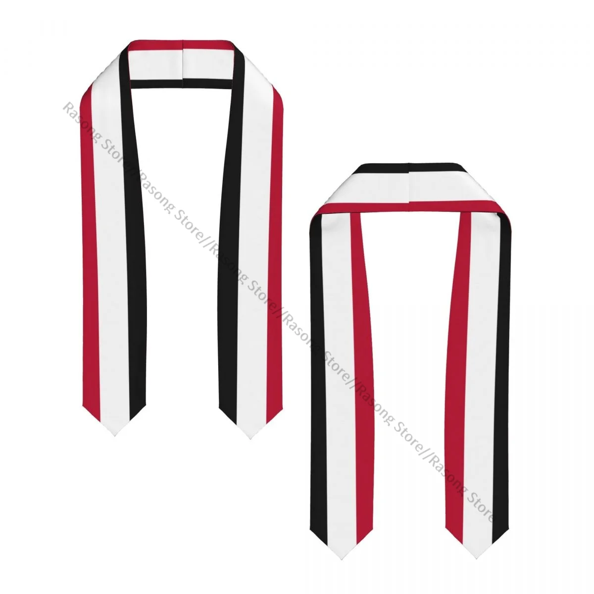 Yemen Flag Unisex Adult Graduation Stole Shawl for Academic Commencements Celebration Uniform