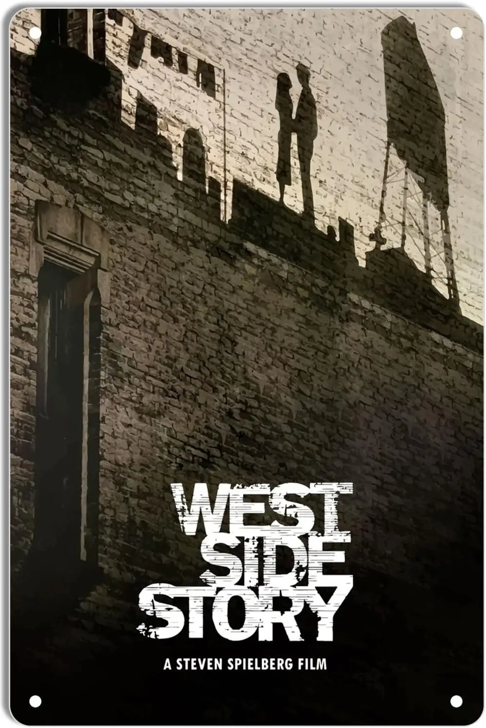 Metal Tin Sign West Side Story 2021 Minimal Movie Posters for Home Theater Decor and Retro Wall Art 8x12 Inch