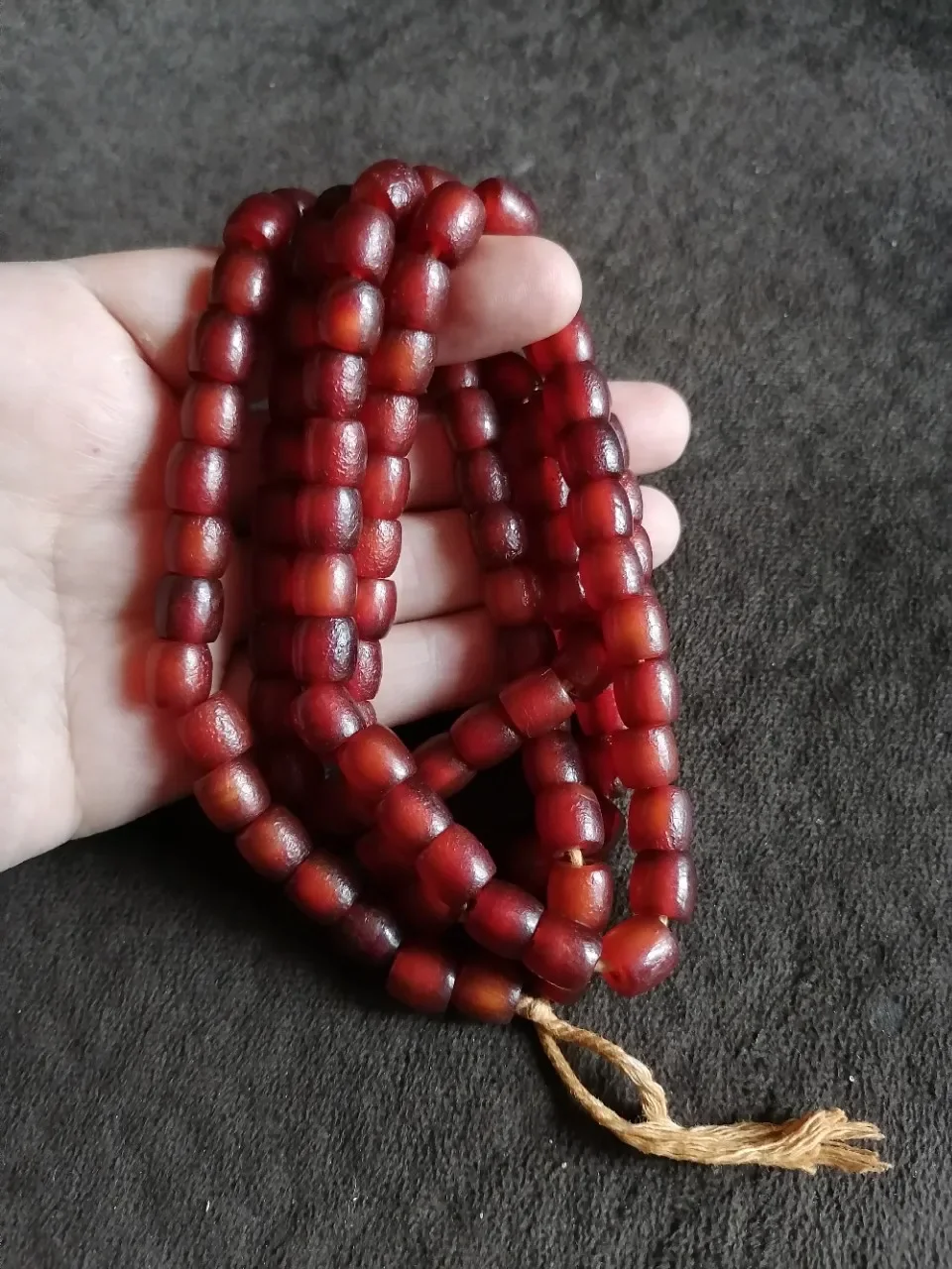 Vintage red agate beads 108 Buddha beads rosary men's strings men's bracelets women's bracelets women's bracelets necklaces