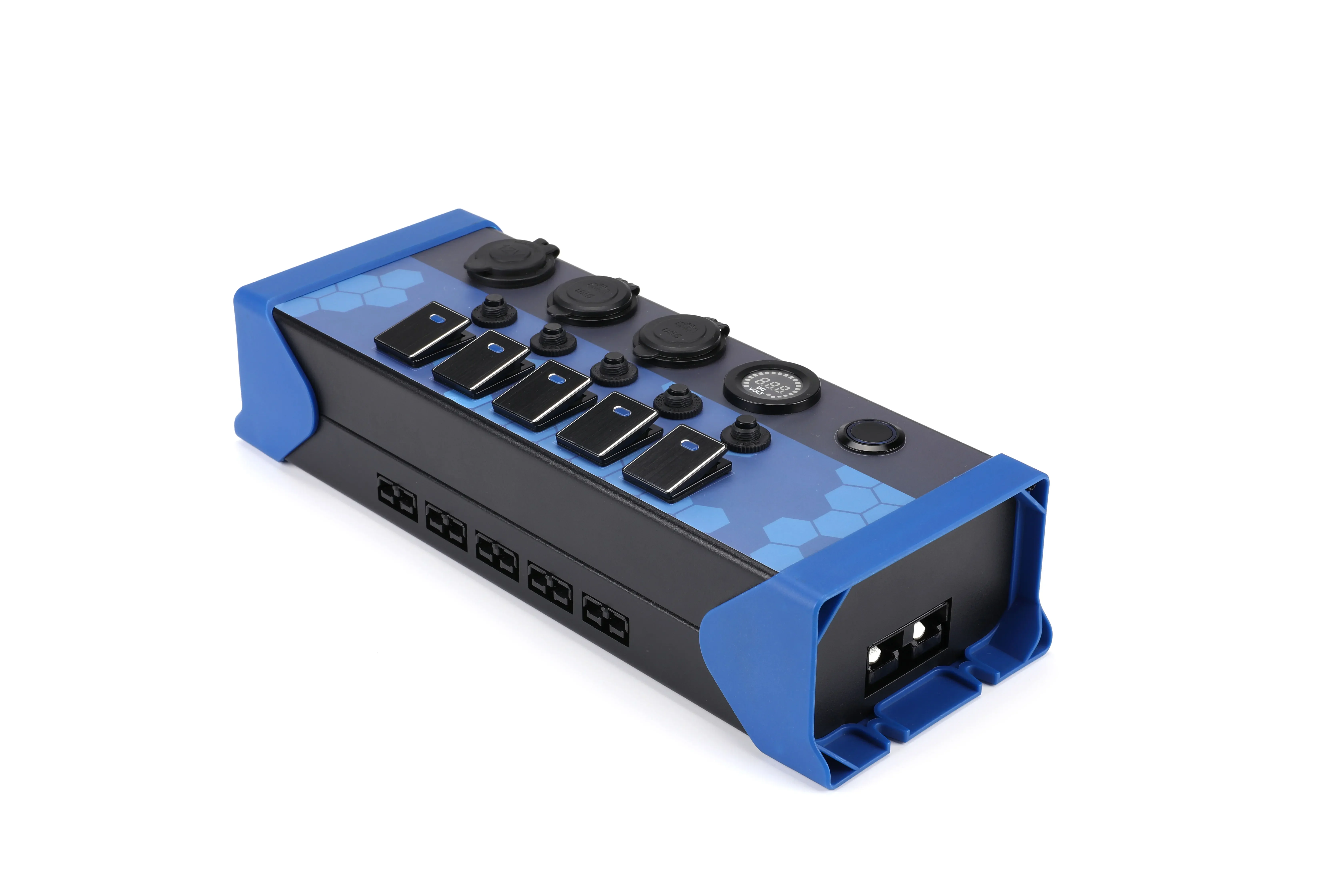 Diy Block Dc Power Portable Unit 12 Volt Distribution Box 12v Control Hub with Touch for Accessories Campervan Switch Panel