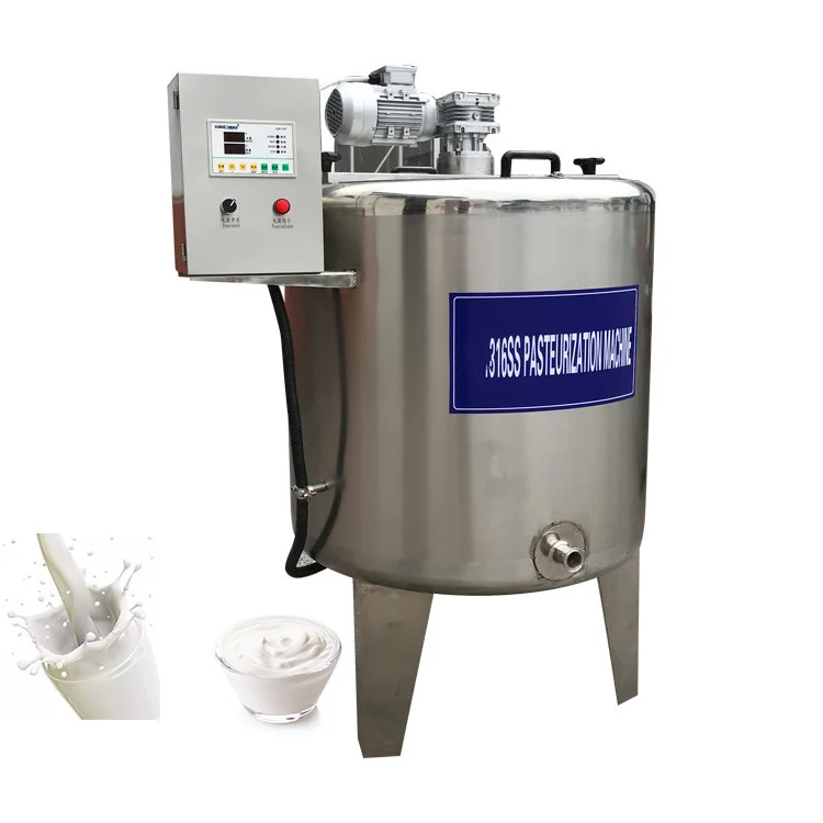 

For 50L-500L Small Scale Dairy Yogurt Making Milk Pasteurization Machine For Sale