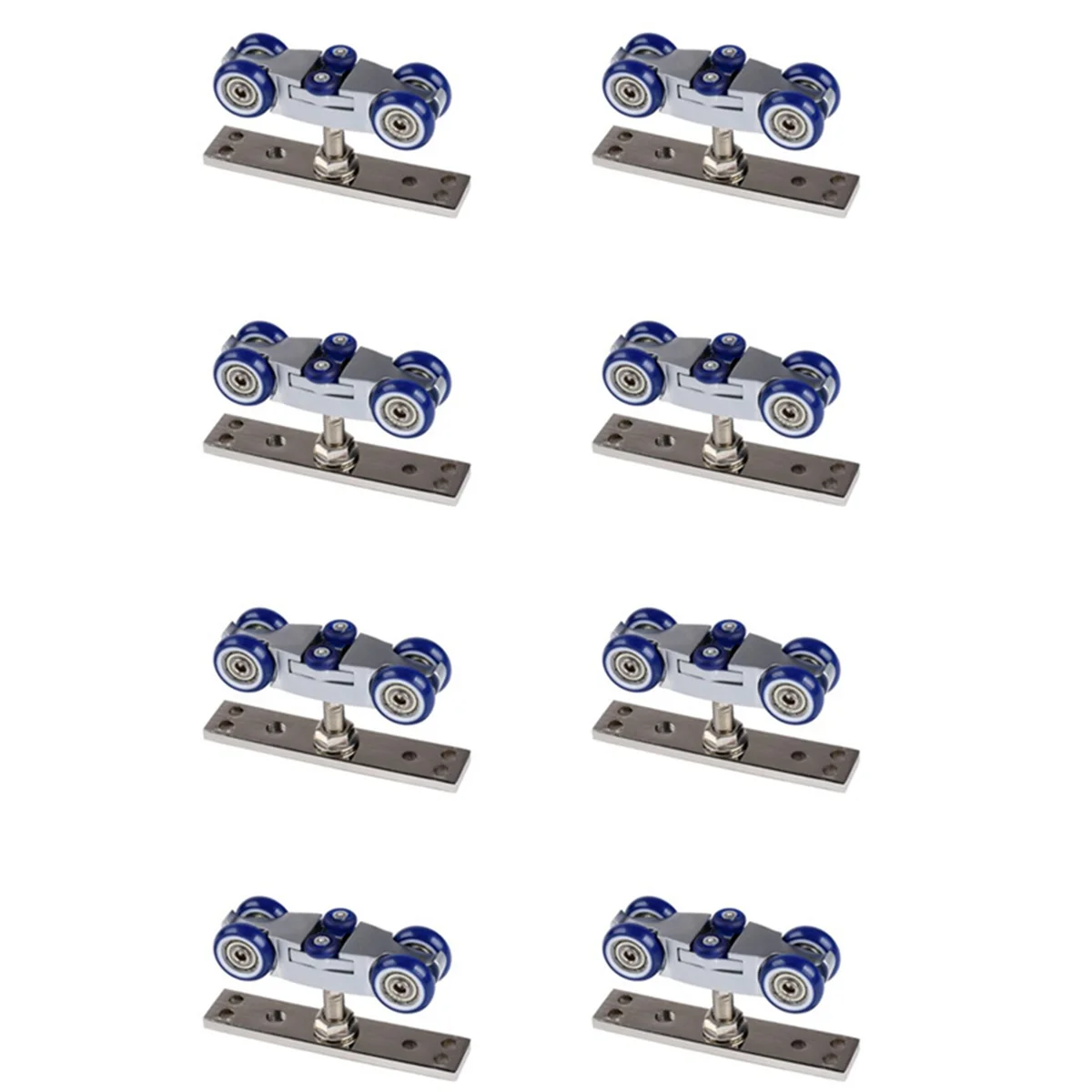 

8X Bifold Door Hardware Wooden Sliding Door Pulley Furniture Hardware Wheel Barn Door Roller Wall Door Folding Roller