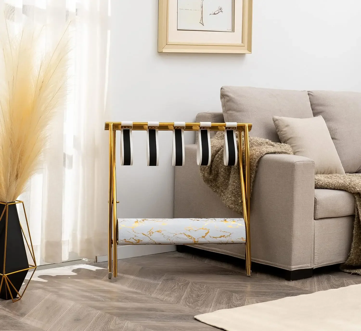 Deluxe Luggage Rack for Guest Room - Elevate Your Travel Style and Wow Your Guests!