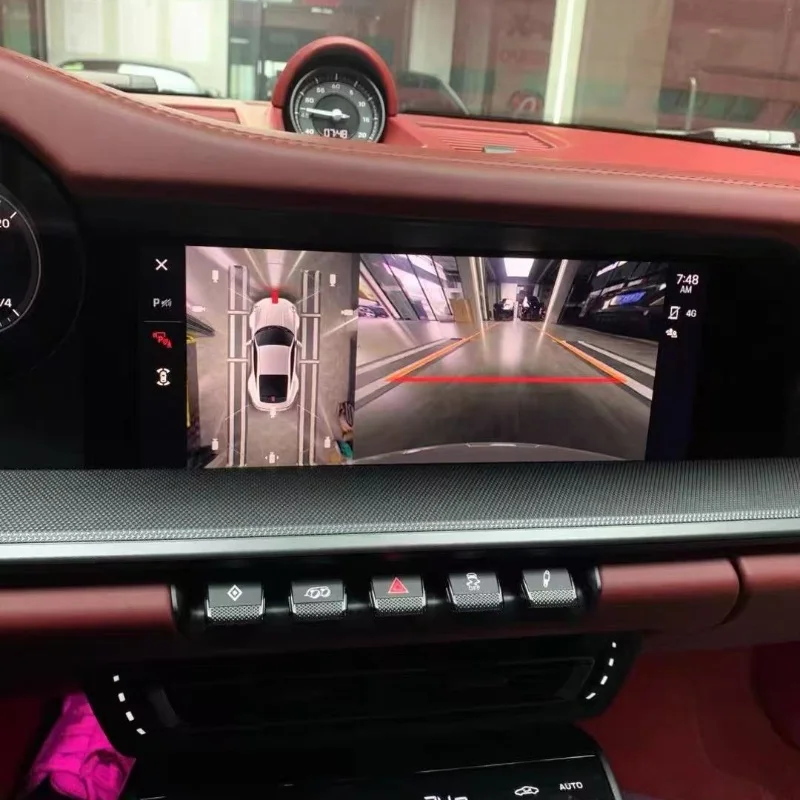 Hot Selling Original 360 Degree Camera System For Porsche 911 992 Waterproof Backup Camera Night View CCD