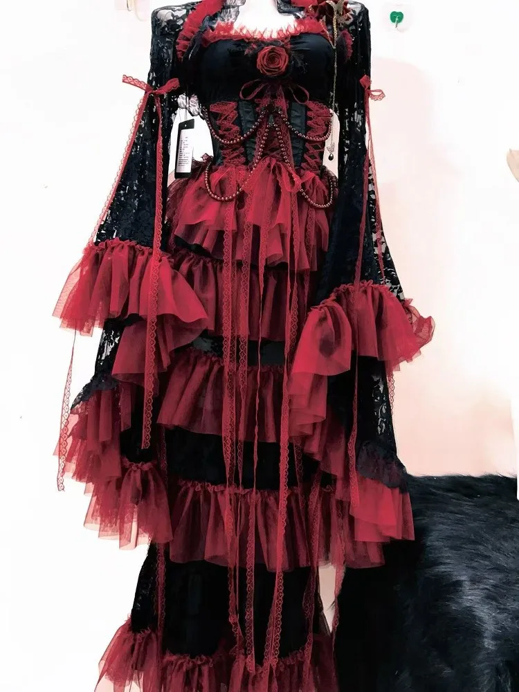 

Gothic dress with beaded dark