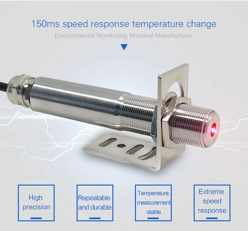 4-20ma temperature meter non contact industrial infrared temperature sensor