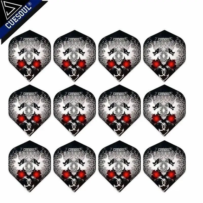 

CUESOUL 12 шт. дротики индивидуальные дротики листья аксессуары серия дракон