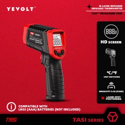 YEVOLT TA600A+ Digital Infrared Thermometer Handheld Non Contact IR Laser  Heat Temperature Gun Point HD Screen