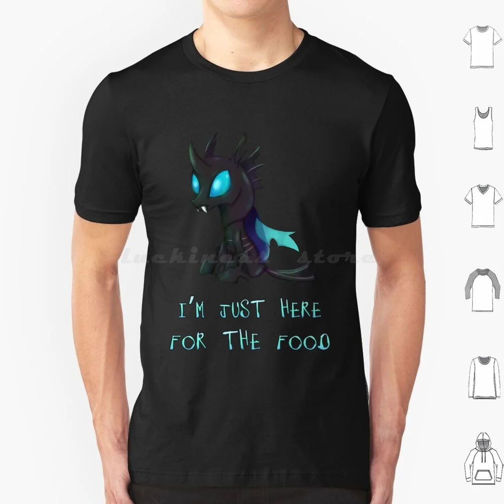 My Little-Mlp-Changeling T Shirt Big Size 100% Cotton My Little Mlp Luna Fluttershy Rarity Pinkie Pie Celestia Discord Twilight