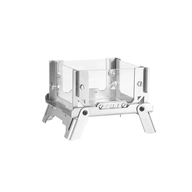 For Outdoor Camping Portable, Fire Viewing Platform, Folding Glass Home Desktop