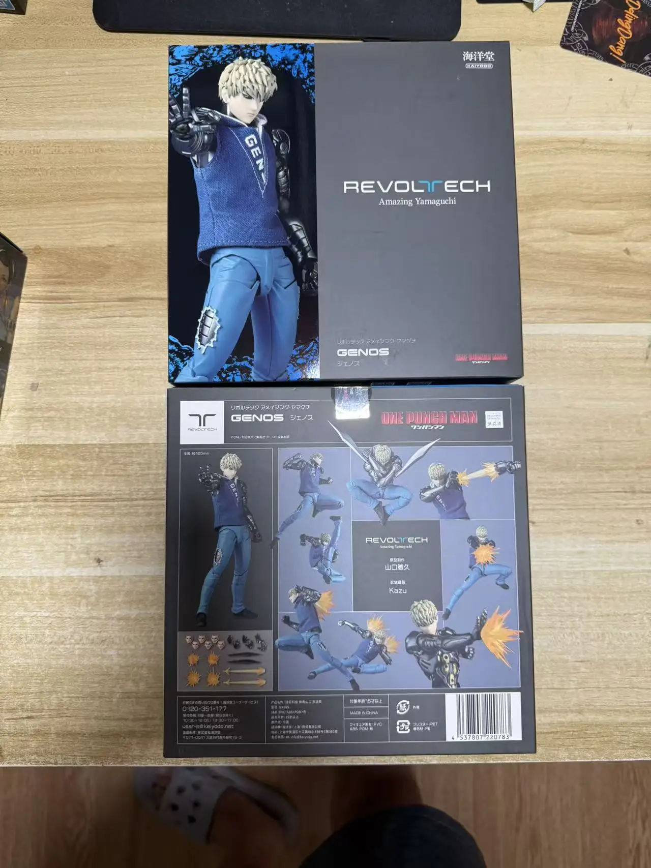 Оригинальный Kaiyodo Revoltech Amazing Yamaguchi One Punch Man Genos в наличии, коллекция аниме, фигурки, модель игрушки