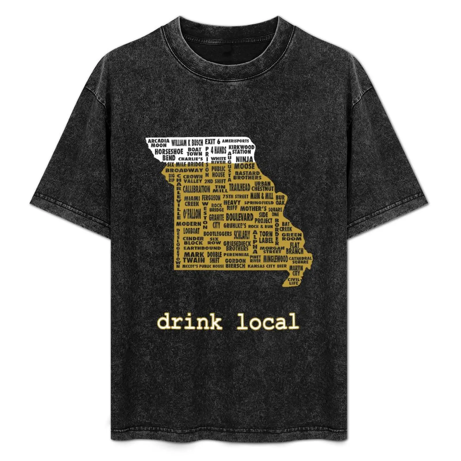 Drink Local - Missouri Beer Shirt T-Shirt basketball graphic tees tees t shirts for men pack