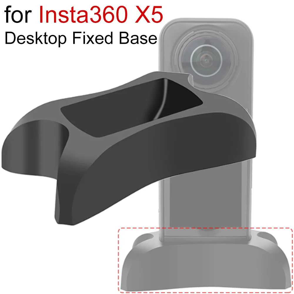 Силиконовая настольная фиксированная основа для Insta360 X5, настольный держатель, автомобильное крепление, стабилизатор, опорный кронштейн, аксессуары для экшн-камеры