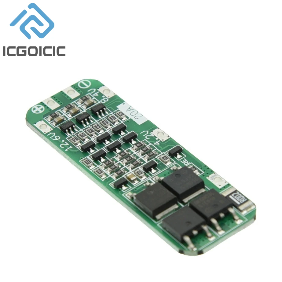 Carte de protection du chargeur de batterie au lithium 18650, technologie de protection de charge cellulaire, 3S, 20A, Eddie ion, PCB, BMS, 11.1V,