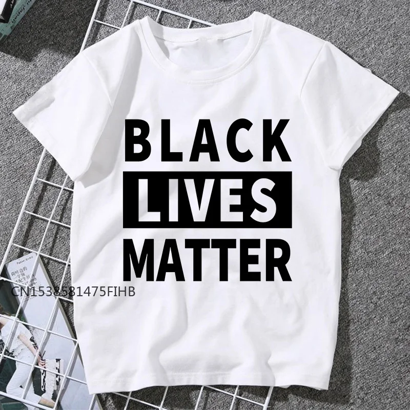 

BLACK LIVES MATTER Alphabet Print T-Shirt Women Ladies Female Tee Basic Tshirt New Fashion Lady Premium Tops T Shirt