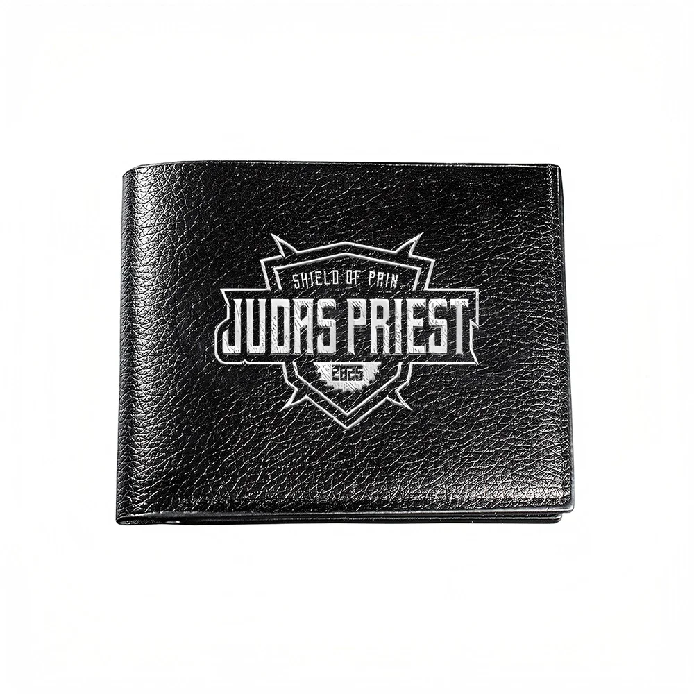 Shield Of Prin Judrs Priest 2025 Fashion Men Wallet Card Holder Casual Business Style Design Print Pattern
