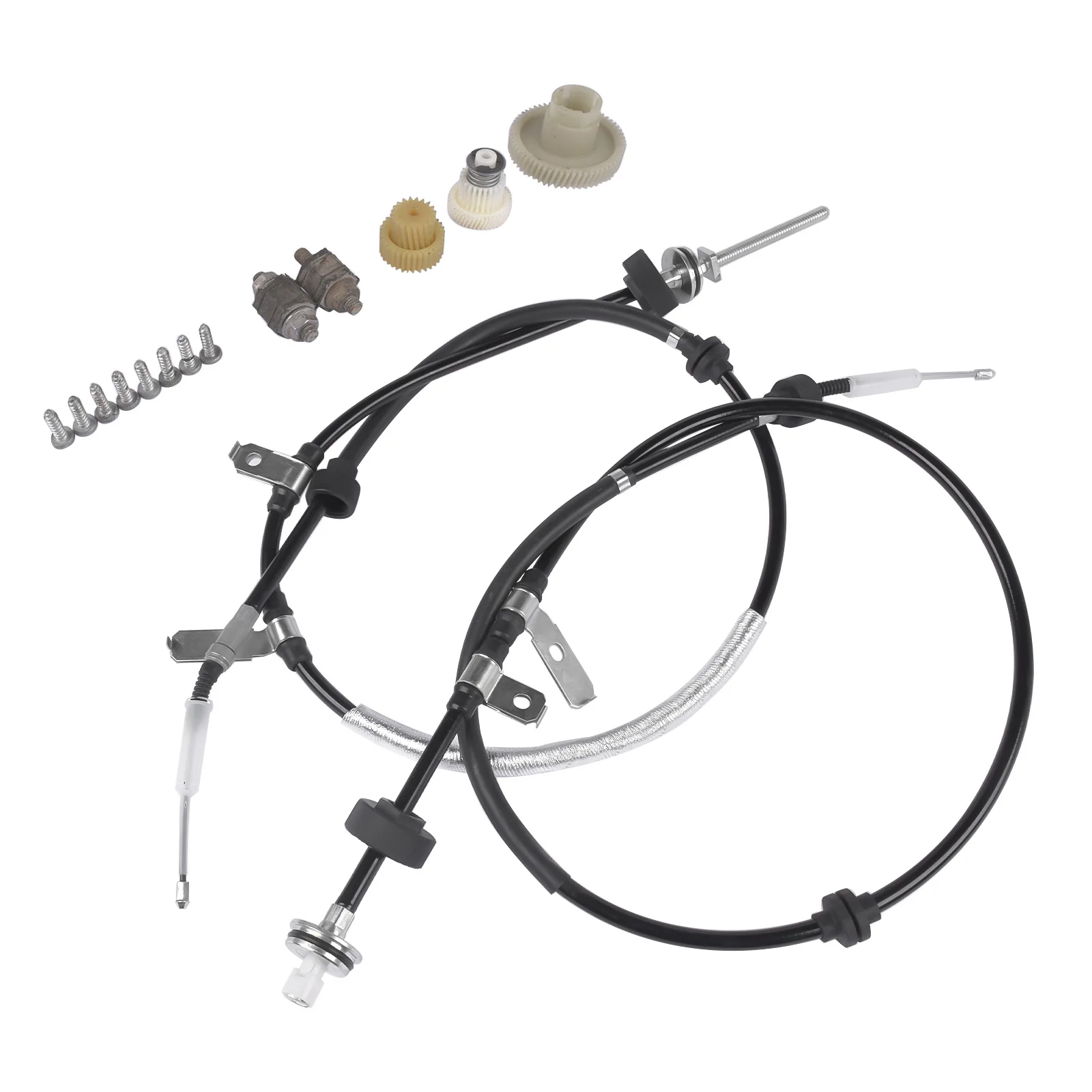 AP03 Rear Handbrake Cables & Module Repair Kit for Land Rover Discovery 3 & 4 #LR019223