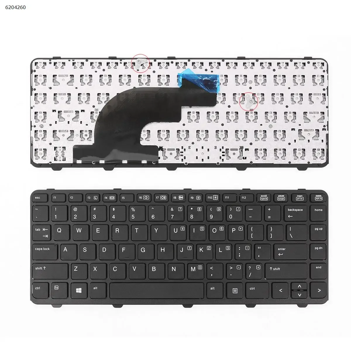 

Клавиатура ноутбука США для HP PROBOOK 640 G1 645 G1, черная рамка