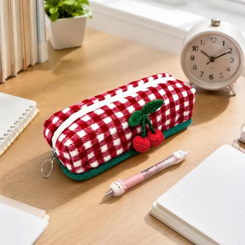 31BA Zippered Pen Case with Separate Interior Pocket for Small Writing Tool