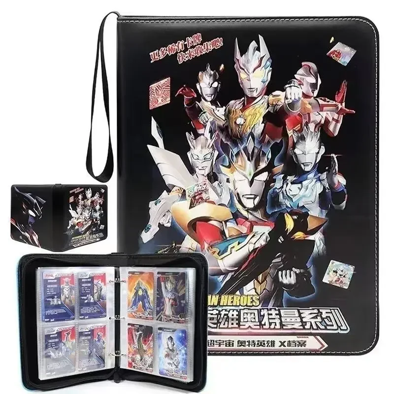 2024 New Utm Cartoon Anime Game Pu Surface Battle Card Booklet Zipper Binder Card Holder Card Cas Vmax Game Card Collection Gift