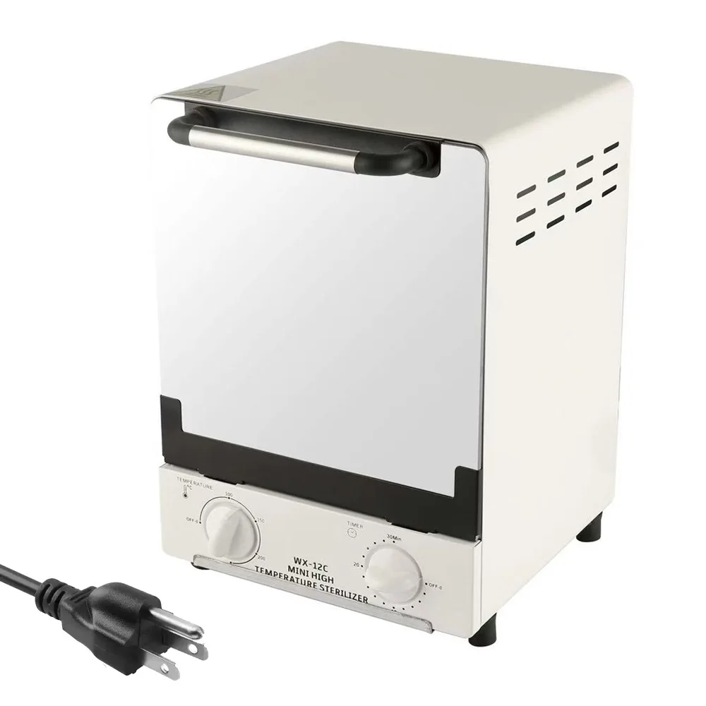 

Высокотемпературный стерилизационный шкаф, коробка для сухой тепловой дезинфекции, инструмент для дизайна ногтей с таймером, очиститель, стерилизатор для маникюрного салона