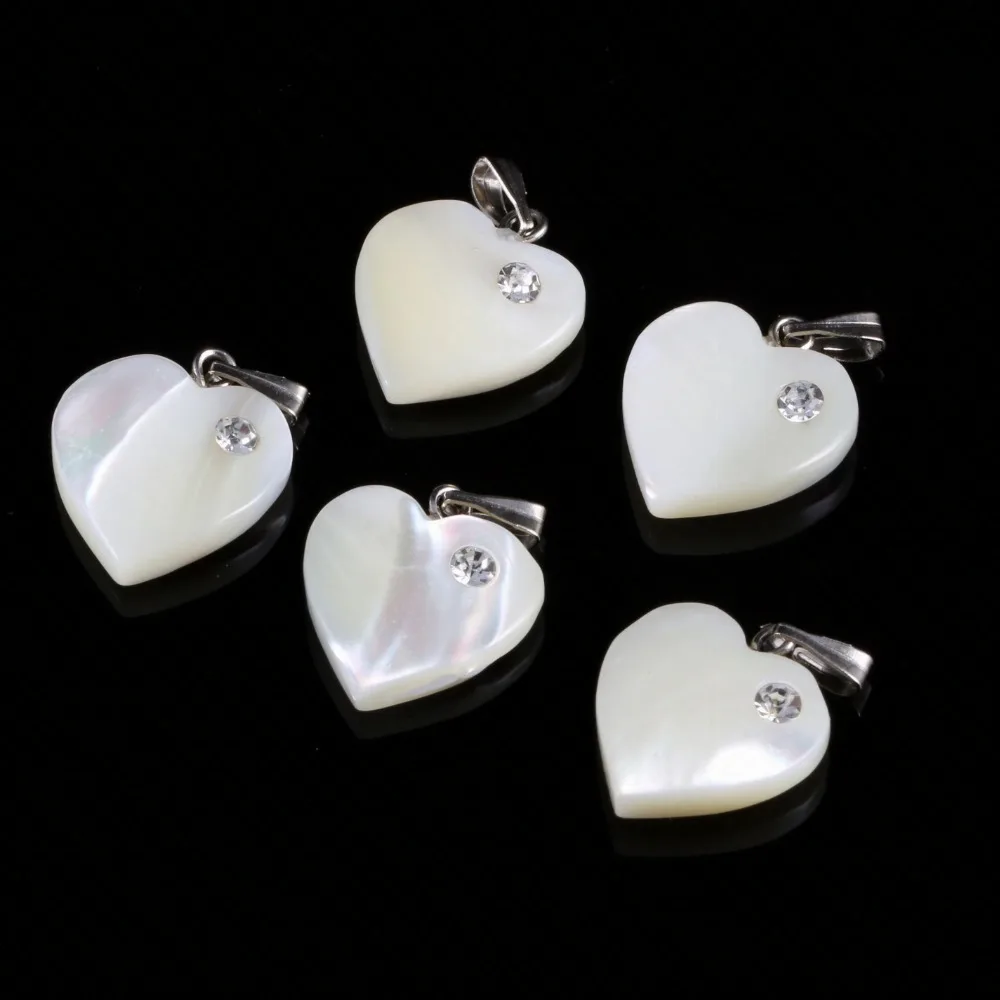 Natural white Shell Pendants Mother of Pearl Abalone Shell Exquisite charms For jewelry making DIY Necklace accessories