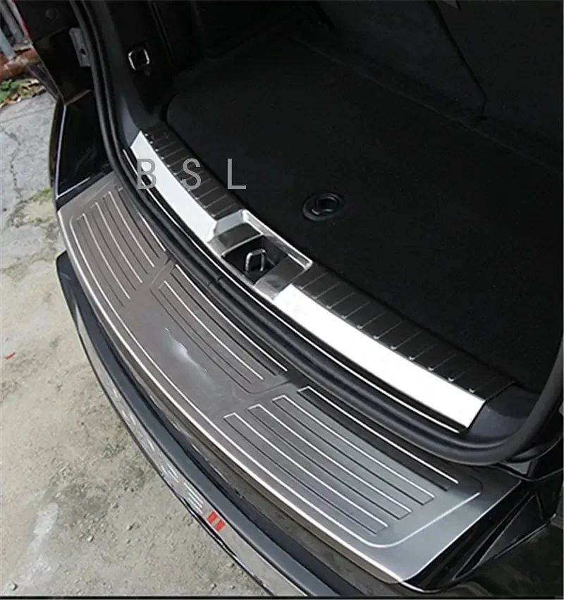

For Dodge Journey 2013-2016 Inner REAR OUTER BUMPER PROTECTOR TRIM DOOR SILL SCUFF COVER PLATE ACCESSORIES