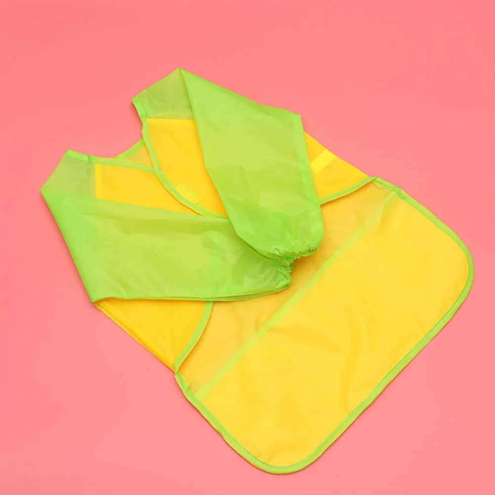 

2Pcs Waterproof Art Painting Aprons PVC Long Sleeve Waterproof Apron for Cooking Painting Bbq Apron