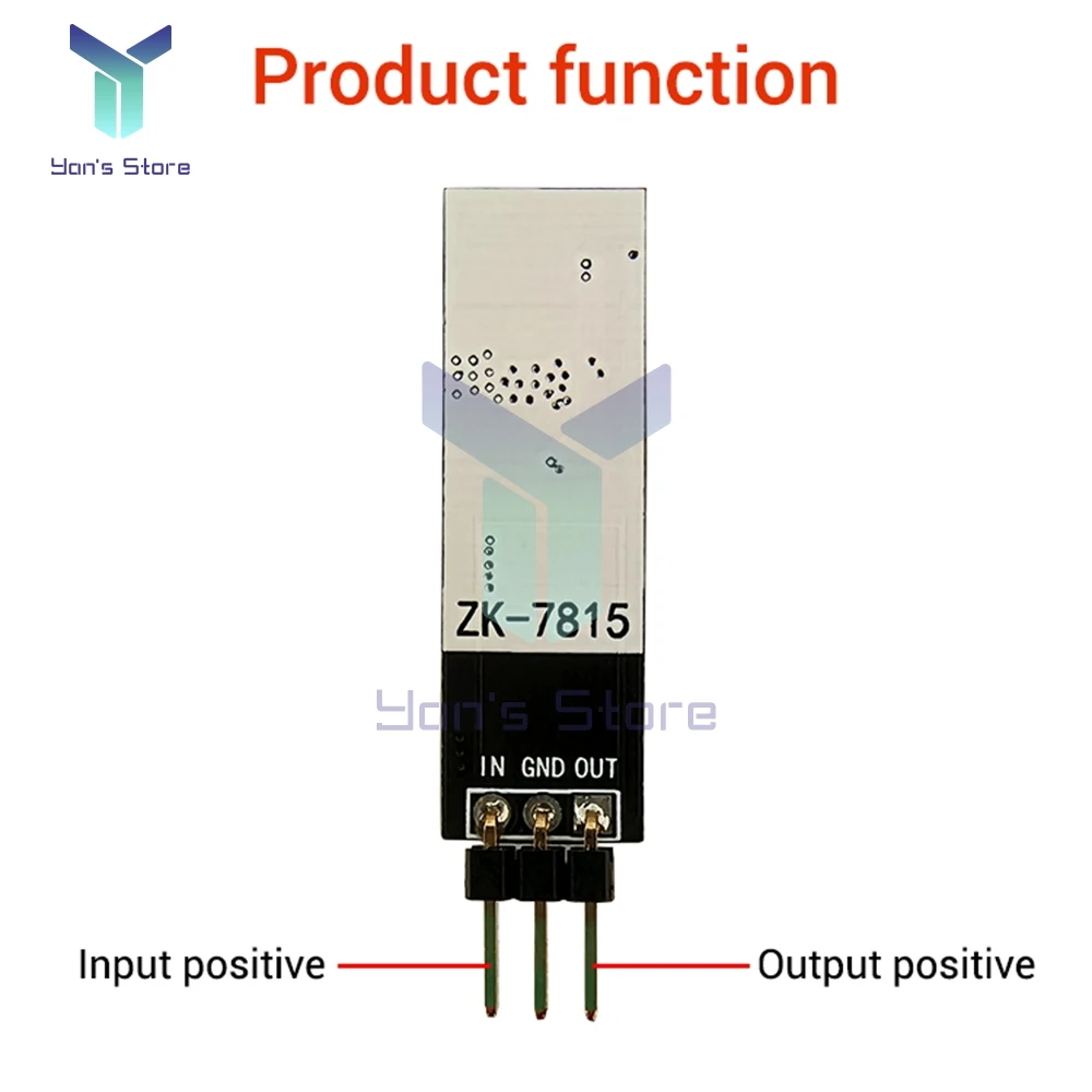 1 pz LM7815 DC-DC18-90V modulo di alimentazione Step-down 1A regolabile Step-down modulo fai da te regolatore di tensione 15V per Arduino