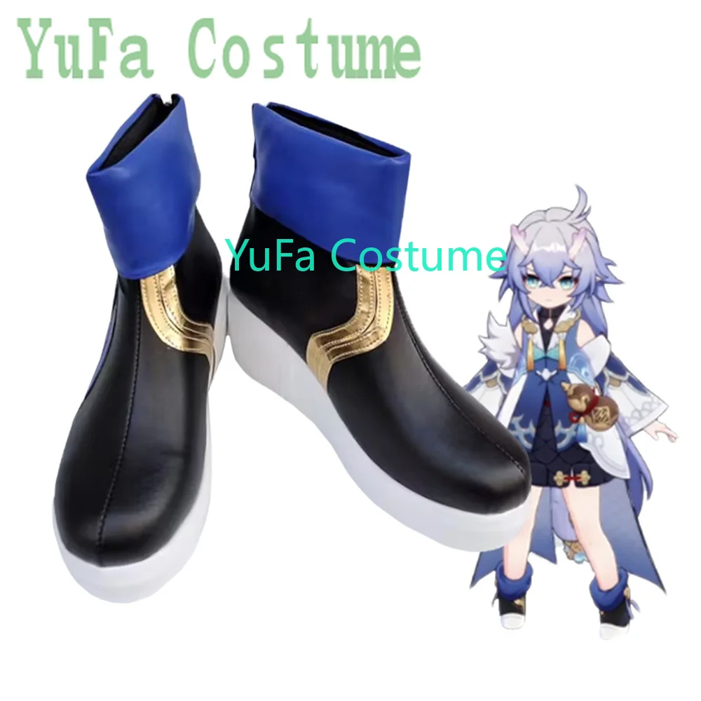 Honkai Star Rail  Bailu Cosplay Shoes Boots Game Anime Party Halloween Chritmas YuFa Costume