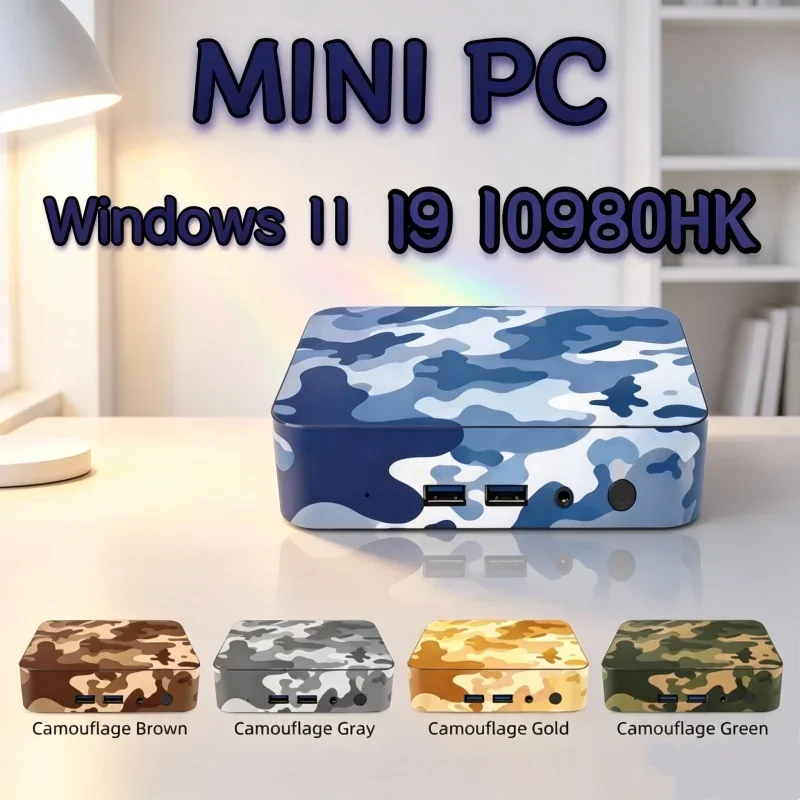 Aureate Quintis Micro PC Intel Core I9 10980HK Windows 11 Compact Folio Workstation 16GB RAM 1/2TB SSD WIFI6 BT5.2 4K