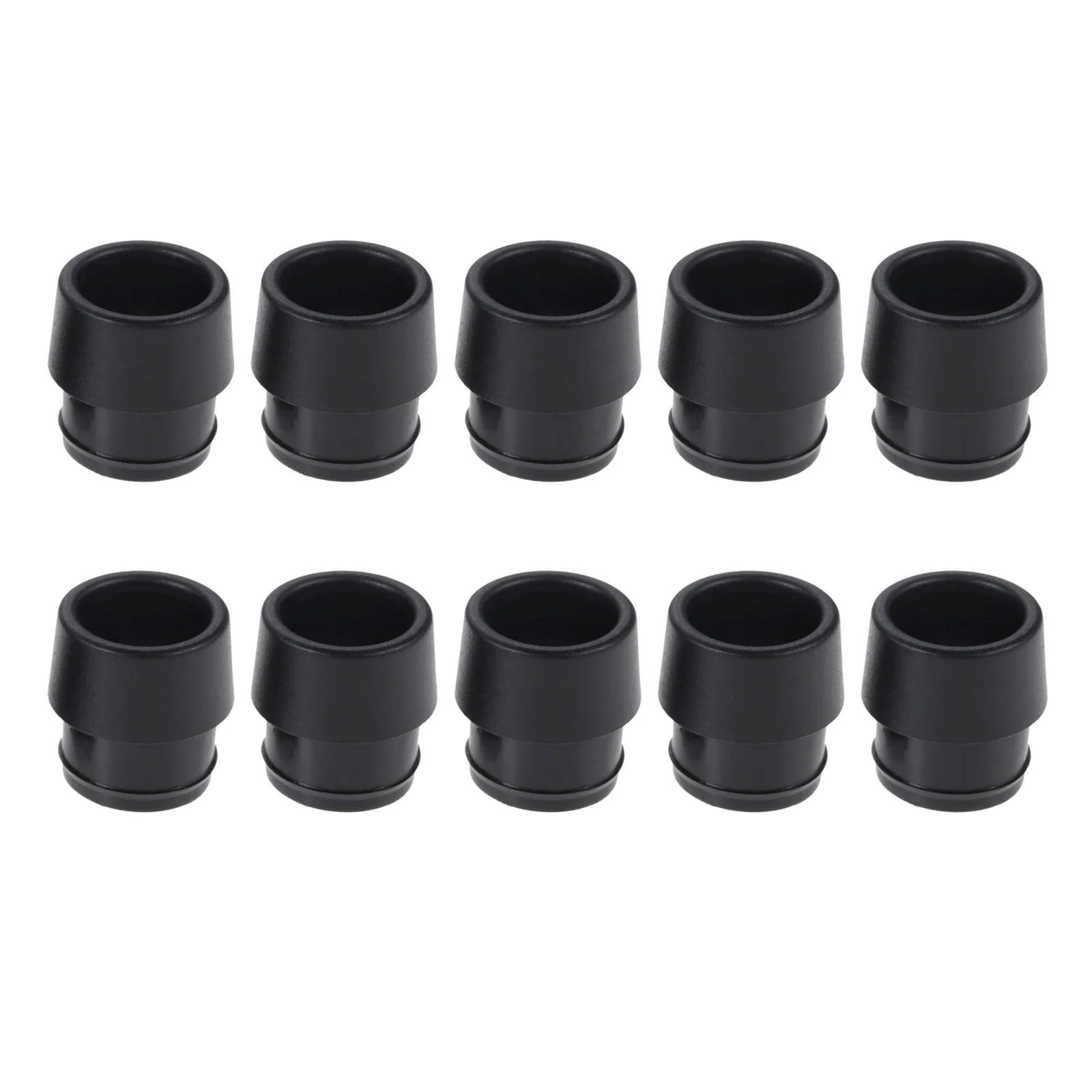 10Pcs Black Soft Plastic Golf Ferrules for Ping G410 G35 Shaft Sleeve Adapter Tip 0.335/0.350/0.370 Golf Club Shafts Accessories