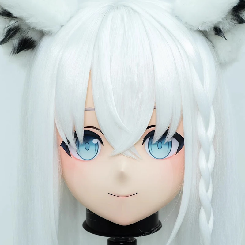 

(MEO209) Маска кигуруми ручной работы с полной головой, запираемая, для мужчин и женщин, японский мультфильм, аниме, игровой персонаж, маска кигуруми