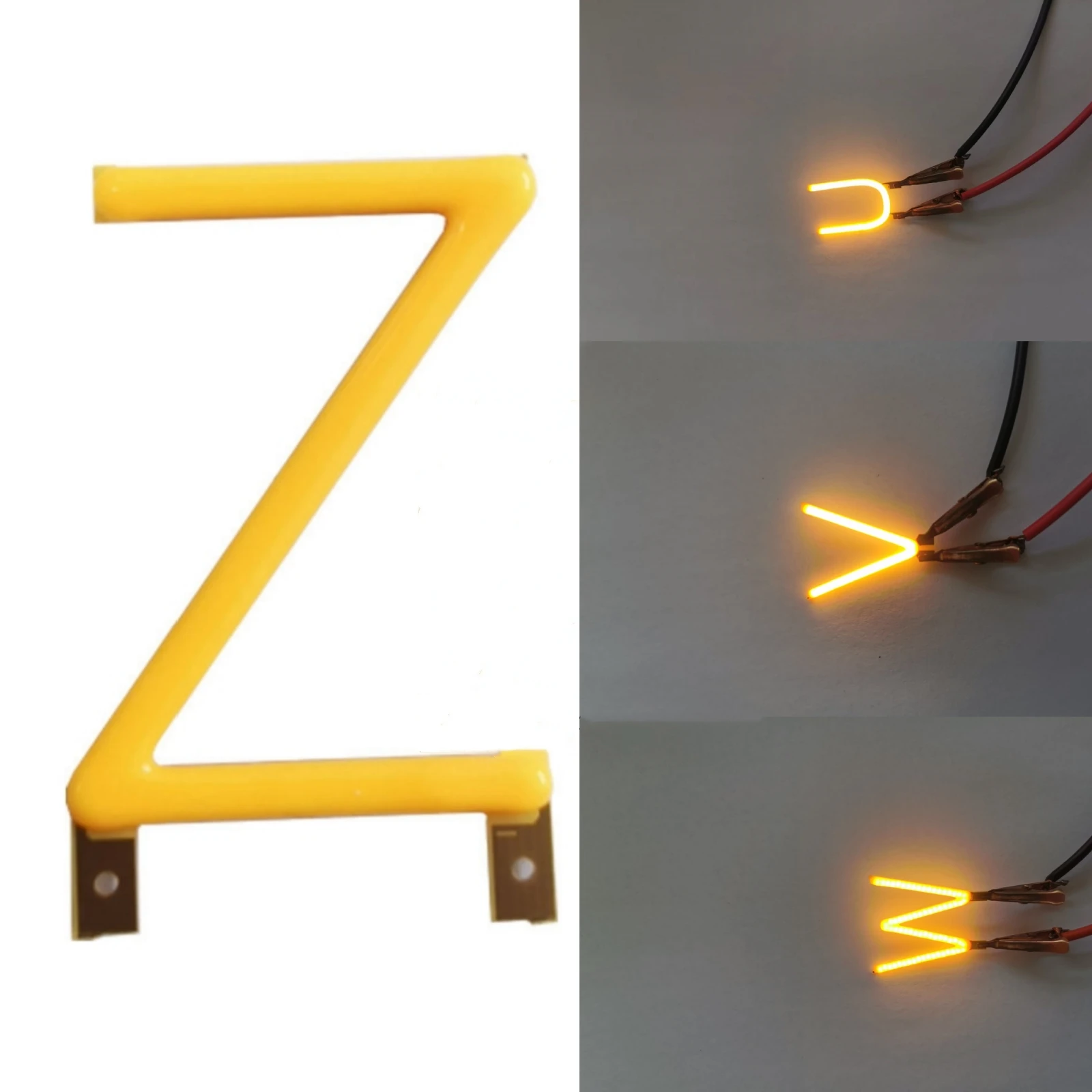 3V LED COB English Letter Filament Candle Diode Christmas Light Holiday Party Letters Decoration Lights DIY Bulb Accessories