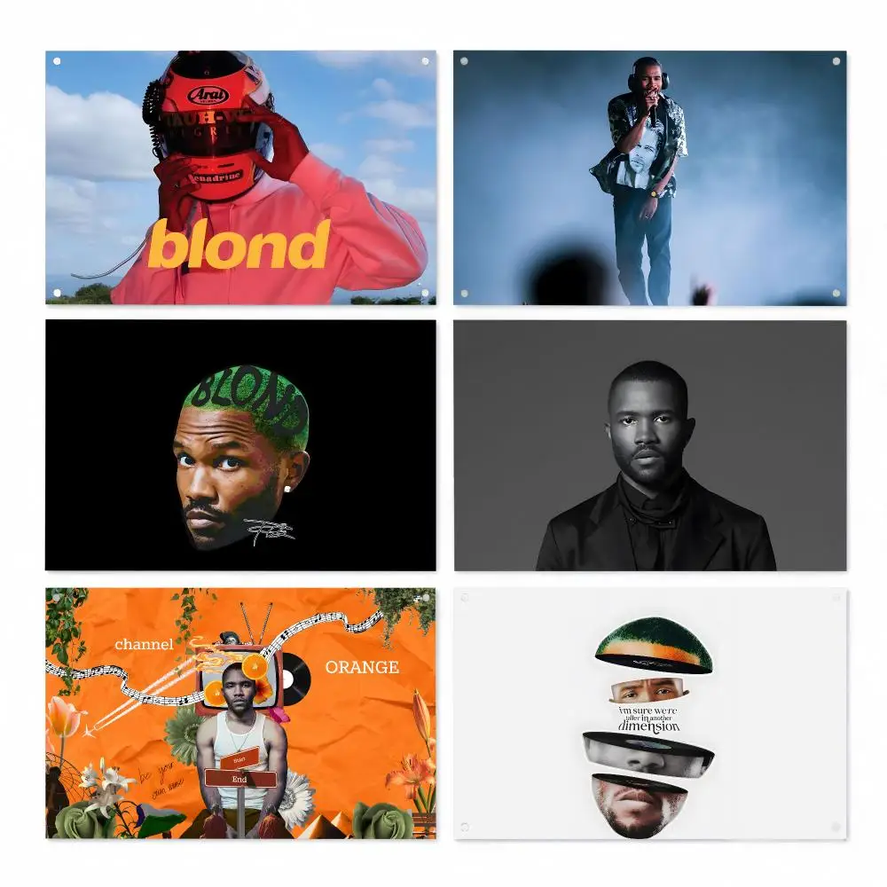 Popular Music F-Frank Ocean Flags Personalized Image Wall Hanging Decor for Garage, Bedroom, Living Room, Dorm